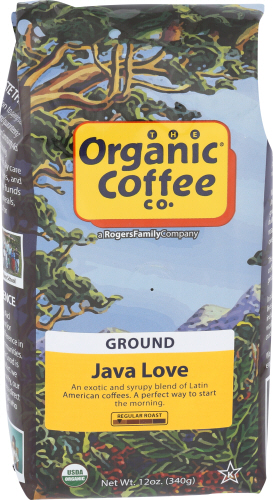 Organic Coffee Co Coffee Grnd Java Love Org 12 Oz