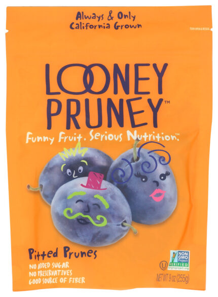 Looney Pruney Dried Fruit Pitted Prune 9 Oz
