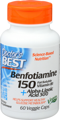 Doctors Best Benfotamine Alpha Lipoic 60 Vc