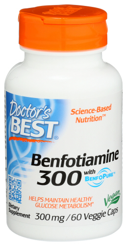 Doctors Best Benfotiamine 300Mg 60 Vc
