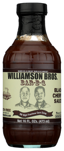 Williamson Bros Bbq Sauce Black Cherry 16 Fo