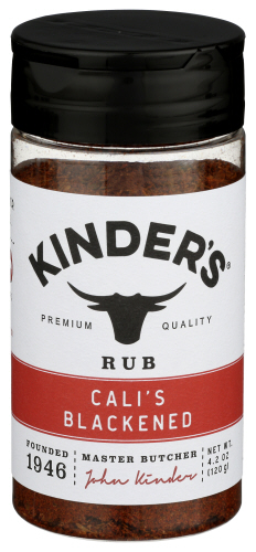 Kinders Rub Calis Blackened 4.20 Oz