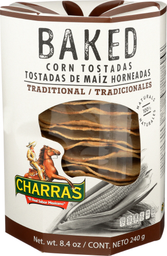 Charras Tostada Natural Baked 8.40 Oz