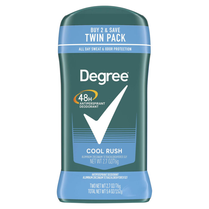 Degree, Men Original Antiperspirant Deodorant Cool Rush, Case Of 6, 5.4 Oz - Image 1