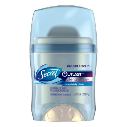 Navajo, Secret Outlast Invisible Solid Completely Clean Antiperspirant/Deodorant, Case Of 12, 0.5 Oz