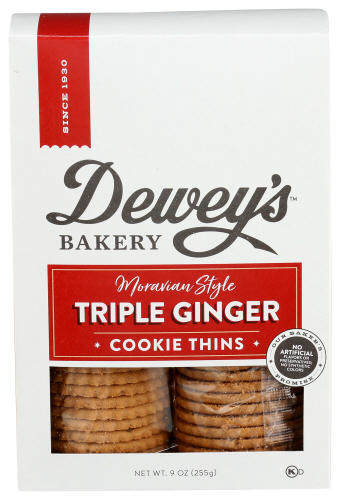Deweys Cookie Moravn Trple Gingr 9 Oz