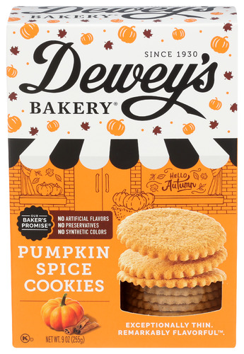 Deweys Cookie Pumpkn Spice Mrvia 9 Oz