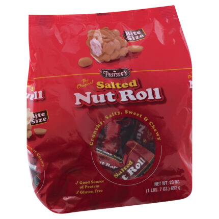 Pearson, Bite Size Salted Nut Roll, Case Of 6, 23 Oz