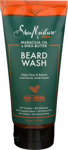 Sheamoisture Beard Wash Mrcja O S Butr 6 Oz