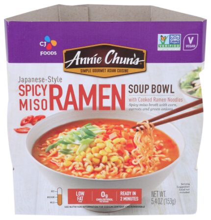 Annie Chuns Soup Bwl Spicy Miso Ramen 5.40 Oz