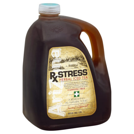 Arizona, Rx Stress Herbal Iced Tea, Case Of 4, 128 Fl Oz