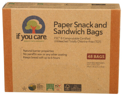 If You Care Sandwich Bag 48 Pc