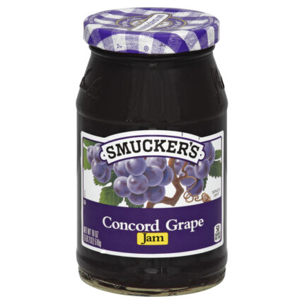 Smucker'S, Concord Grape Jam, Case Of 12, 18 Oz