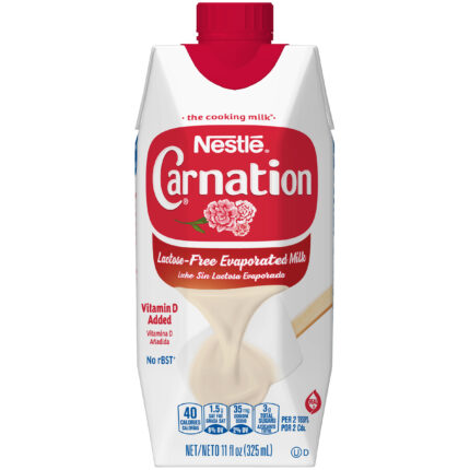 Nestle, Carnation Lactose Free Tetra Carton, Case Of 8, 11 Oz