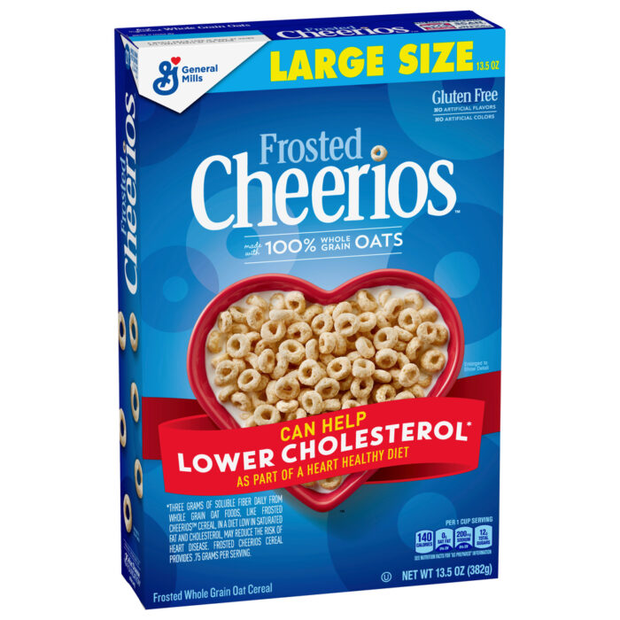 Cheerios, Frosted Whole Grain Cereal Large Size, Case Of 8, 13.5 Oz - Image 1