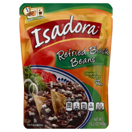 Isadora Bean Refrd Blk 15.20 Oz