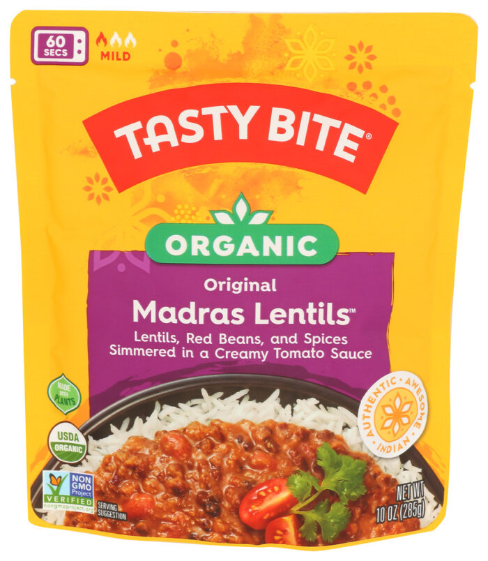 Tasty Bite Entree Madras Lentil 10 Oz - Image 1