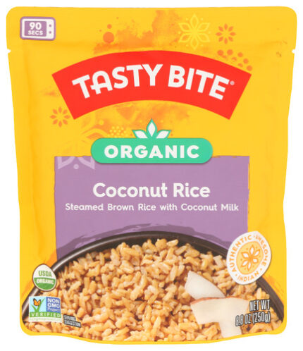 Tasty Bite Rice Coconut Org 8.80 Oz