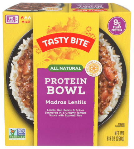 Tasty Bite Bowl Madrs Lntls Protein 8.80 Oz