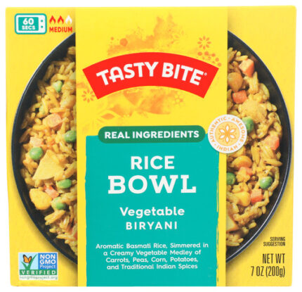 Tasty Bite Bowl Biryani Rice Vgtble 7 Oz