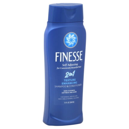 Finesse, Self Adjusting 2In1 Texture Enhancing Shampoo And Conditioner, Case Of 6, 13 Fl Oz