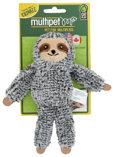 Multipet Toy Cat Sloth 5'' 1 Ea