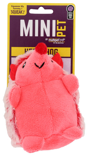 Multipet Toy Dog Hedgehog Plush 1 Ea