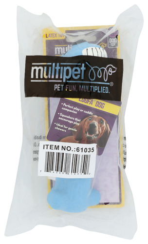 Multipet Toy Dog Loofa Latex 1 Ea