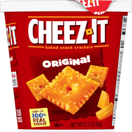 Cheez-It, Original Baked Snack Crackers, Case Of 10, 2.2 Oz