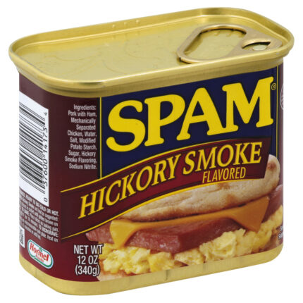 Spam, Hickory Smoke Flavored Canned Meat, Case Of 12, 12 Oz