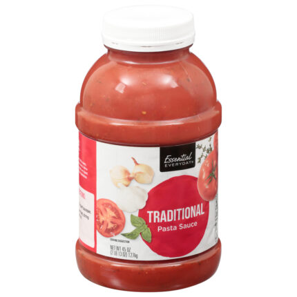 Essential Everyday, Traditional Pasta Sauce, Case Of 6, 45 Oz