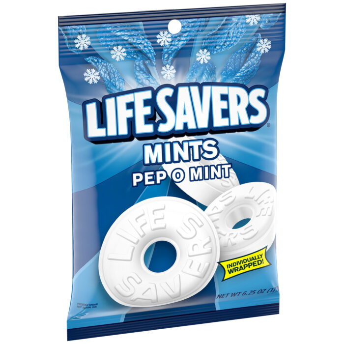 Life Savers, Pep-O-Mint Mints, Case Of 12, 6.25 Oz - Image 1