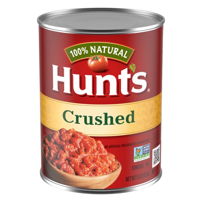 Hunts, Crushed Tomatoes, Case Of 12, 15 Oz - Image 1