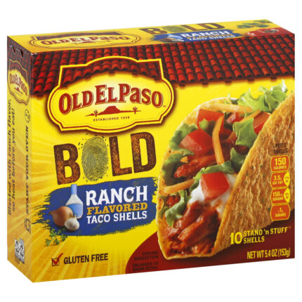 Old El Paso, Stand 'N Stuff B Ranch Flavored Shells, Case Of 6, 5.4 Oz
