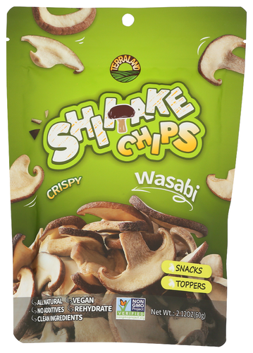 Terraland Chips Shitake Wasabi 2.12 Oz