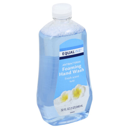 Equaline, Antibacterial Foaming Hand Wash Refill Fresh Scent, Case Of 4, 32 Fl Oz