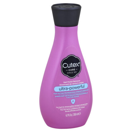 Cutex, Ultra Powerful Nail Polish Remover, Case Of 4, 6.7 Fl Oz