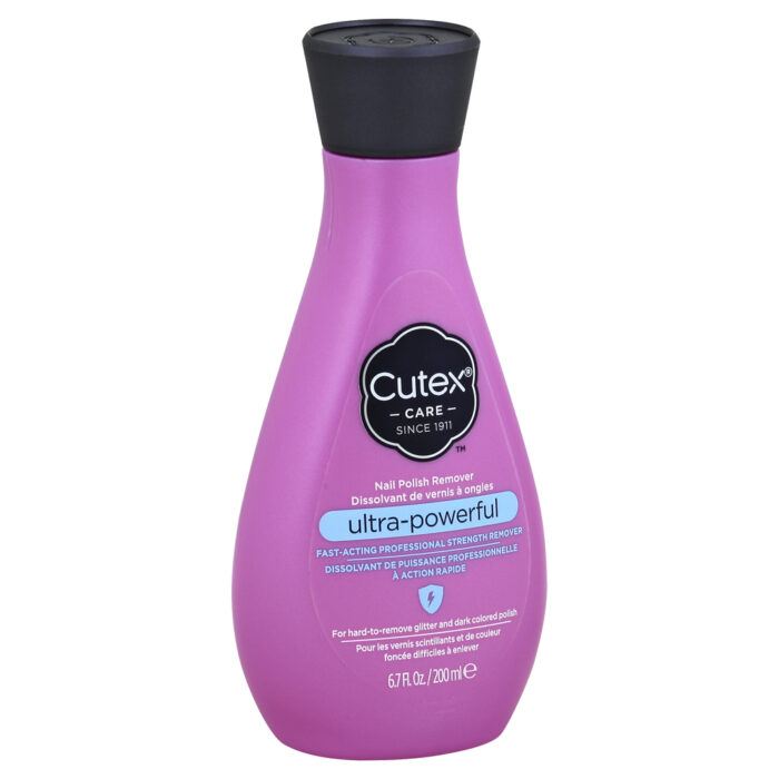 Cutex, Ultra Powerful Nail Polish Remover, Case Of 4, 6.7 Fl Oz - Image 1