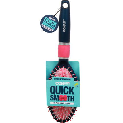 Conair, Quick Smooth Cushion Hairbrush, Case Of 3, 1 Ct