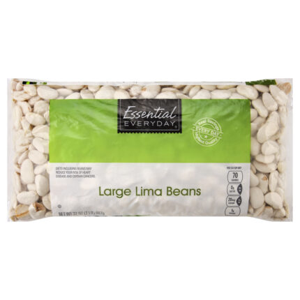 Essential Everyday, Large Lima Beans, Case Of 12, 32 Oz