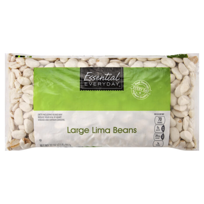 Essential Everyday, Large Lima Beans, Case Of 12, 32 Oz - Image 1