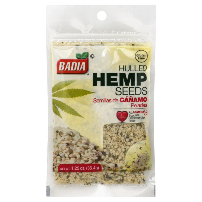 Badia Hemp Seed,Hulled 1.25 Oz - Image 1