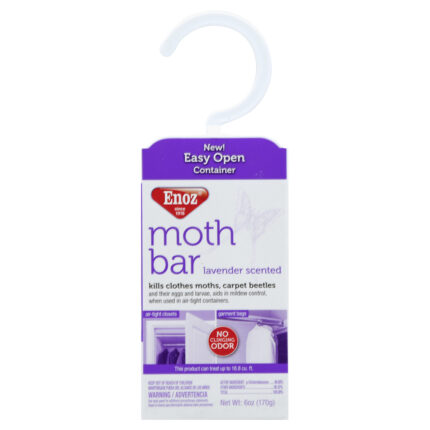 Enoz, Moth Bar Lavender Scented, Case Of 6, 6 Oz