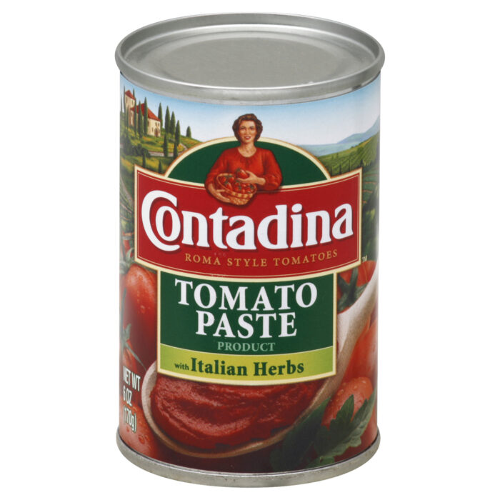 Contadina, Roma Style Tomato Paste With Italian Herbs, Case Of 24, 6 Oz - Image 1