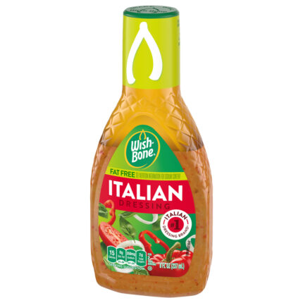 Wish-Bone, Fat Free Italian Dressing, Case Of 12, 8 Fl Oz