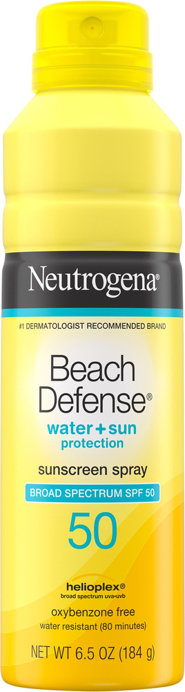 Neutrogena, Beach Defense Spray Body Sunscreen Spf 50, Case Of 3, 6.5 Oz