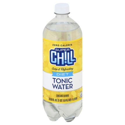 Super Chill, Diet Tonic Water, Case Of 12, 33.8 Fl Oz