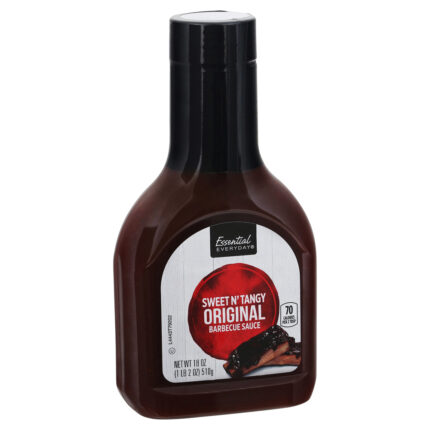 Essential Everyday, Barbecue Sauce Sweet N' Tangy Original, Case Of 12, 18 Oz