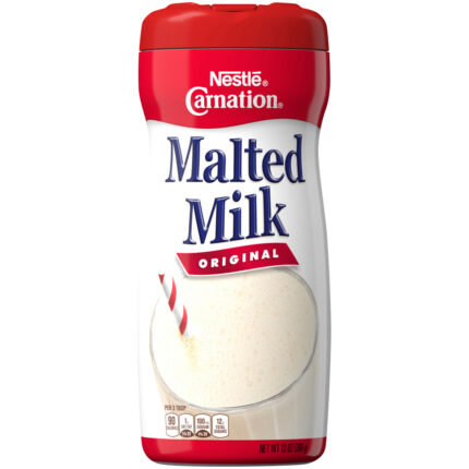Nestle Carnation, Original Malted Milk Mix Canister, Case Of 6, 13 Oz