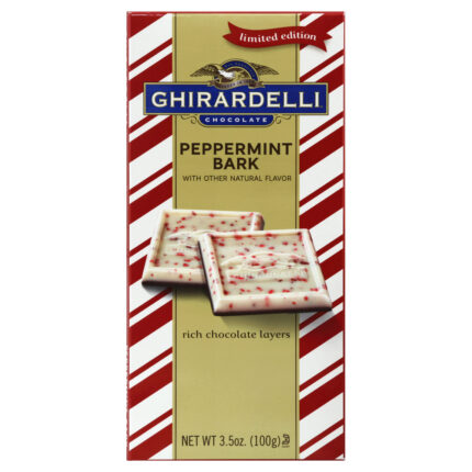 Ghirardelli, Chocolates Peppermint Bark Bar, Case Of 16, 3.5 Oz
